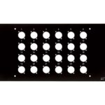 CANFORD PIASTRE FORATE E NUMERATE CON BATTENTE - 49-795 Piastra Flush 24 fori (n)