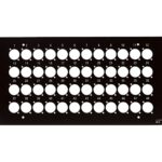 CANFORD PIASTRE FORATE E NUMERATE CON BATTENTE - 49-799 Piastra Flush 48 fori (n)
